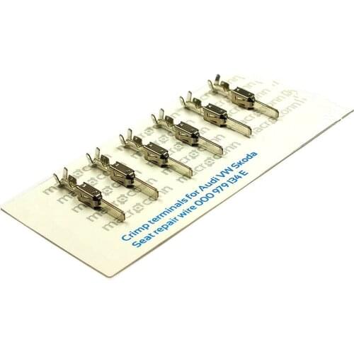 50/100/200pcs/lot Crimp Terminals (Pins) For Repair 0.5-1.0mm Wire ForVW Audi Skoda VAG 000 979 022E 000 979 134E N 103 189 05