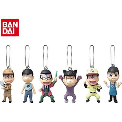 Bandai Genuine Gashapon MATSUNO BROTHERS Business Attire Special Clothing Series 02 Anime Action Figures Keychain Pendant Toys