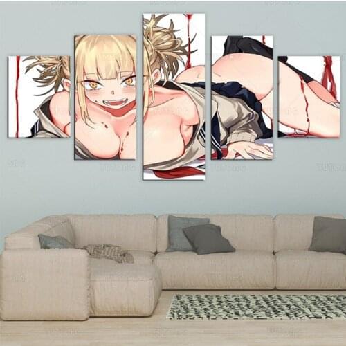 Canvas Print My Hero Himiko Toga Poster Decorative Japanese Anime Picture Modern Wall Art Paintings Home Decor No Frame