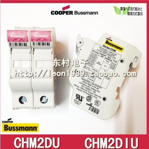 [SA]Bussmann fuse holder CHM2DIU CHM2DU 690V 32A 30A 10 * 38mm fuse--5PCS/LOT