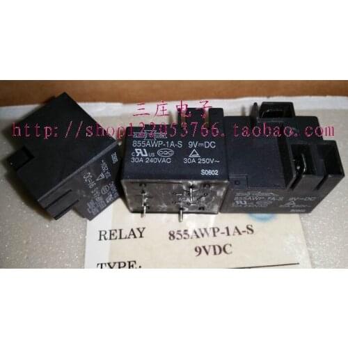 Relay 855AWP-1A-S 9VDC T91-1A-9V-high -30A