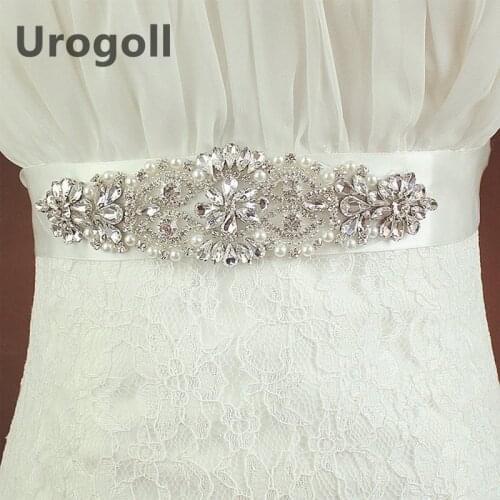 Luxury Sparkle Crystal Pearl Wedding Belt Women Sash Rhinestone Bridesmaid Bridal Belt Wedding Evening Dress Belt Party Lady