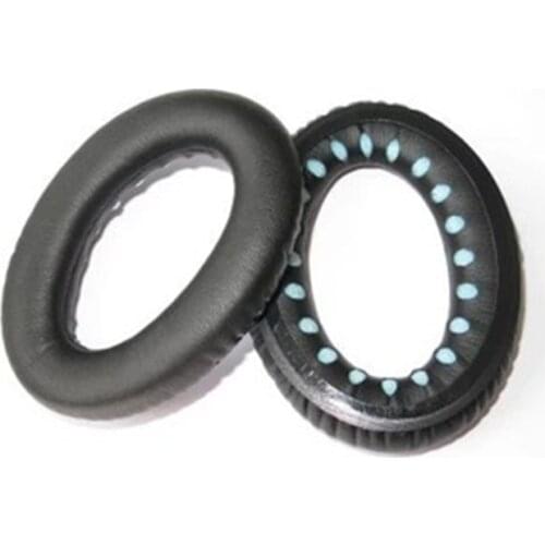 Linhuipad Replacement Protein Leatherette Ear Cup Ear Pads Cushions For QC2 on ear Headphones 100 pairs / lot