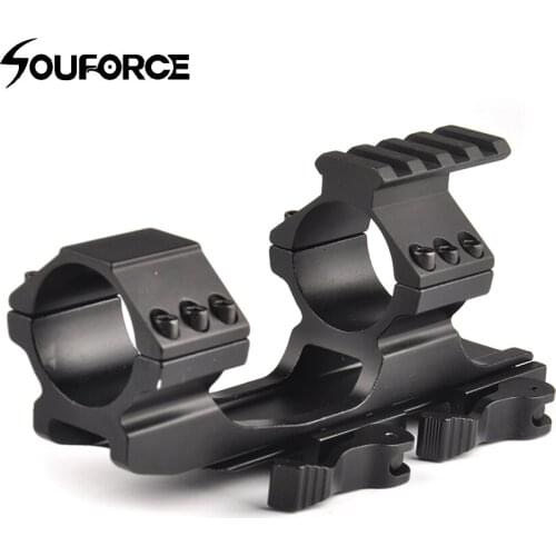 High Quality Tactical Quick Release Scope Mount 1"/30mm Double Ring 20mm Picatinny Rail for Hunting accessories