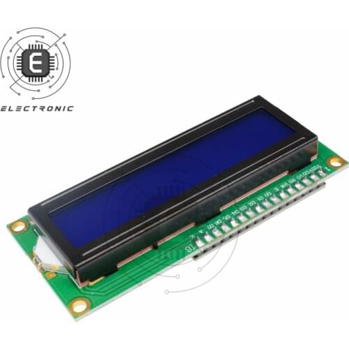 LCD1602+I2C LCD Module Blue Screen IIC/I2C Serial Interface Adapter Module LCD1602 Adapter Plate