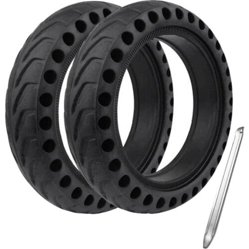 2 Pack Solid Tires Wheel Explosion-Proof Tire Replacement Tire for Xiaomi Mijia M365 Electric Scooter Scooter 8.5 Inch