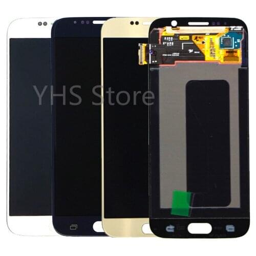 3pcs/lot Original LCD AAA Quality For SAMSUNG Galaxy S6 LCD Screen G920 Display Assembly Replacement DHL Free Shipping