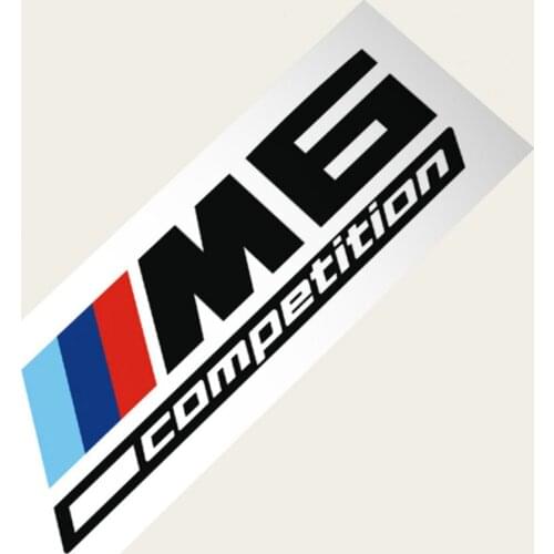 Car Styling Vinyl Sticker Motorcycle Bike Auto Window Decal for Competition M4 M6 M8