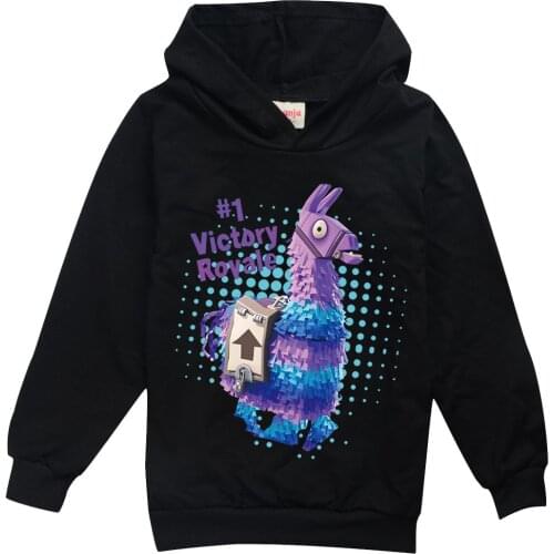 2021 Fortnite Hoodies Kids Sweater Fashion Game Cartoon Printed Childrens Sweatshirt Boys Clothes Child Hooded Sweatshirts