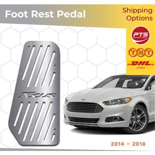 For Ford Focus 2014 2015 2016 2017 2018 Car Accessories ABS Chrome Foot Rest Pedal Body Molding Moulding Trim