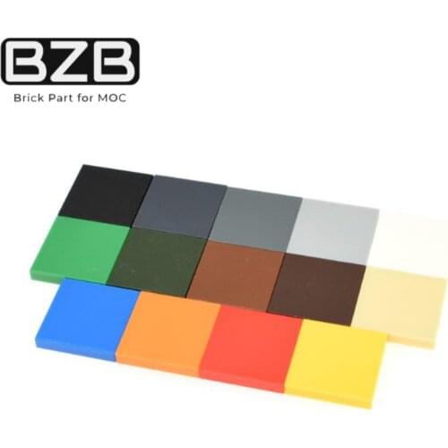 200PCS DIY 3068 Building Blocks Figure Bricks Ceramic Tile 2x2 Figures Educational Parts Compatible With Toys for Children