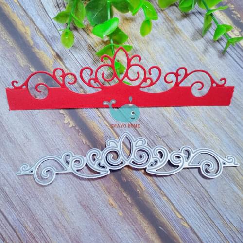 Lace frame background Metal Cutting Dies Scrapbooking Stencil for Album Paper DIY Gift Card Decoration Embossing Dies