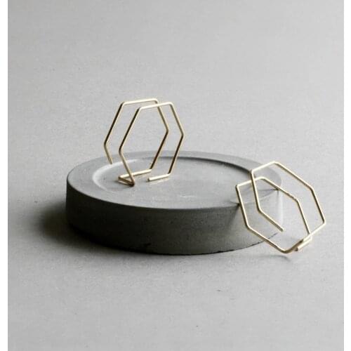 Minimalist Earrings Handmade Jewelry Gold Filled 925 Silver Brincos Orecchini Oorbellen Pendientes Earrings For Women