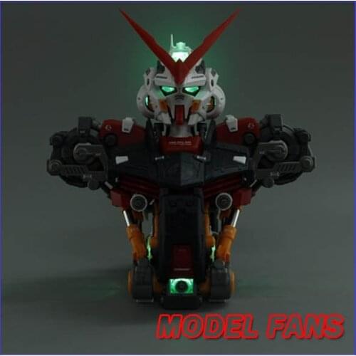 MODEL FANS Motor King model 1/35 Seed Gundam Astray Red Frame bust Head bust statue / Assembled gundam model Robot gunpla