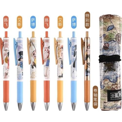 M&G Stationery Set Gift Box School Stationery Office Supplies Kawaii Gel Pen Signing Quick-Drying Pen Reel Stationery Bag