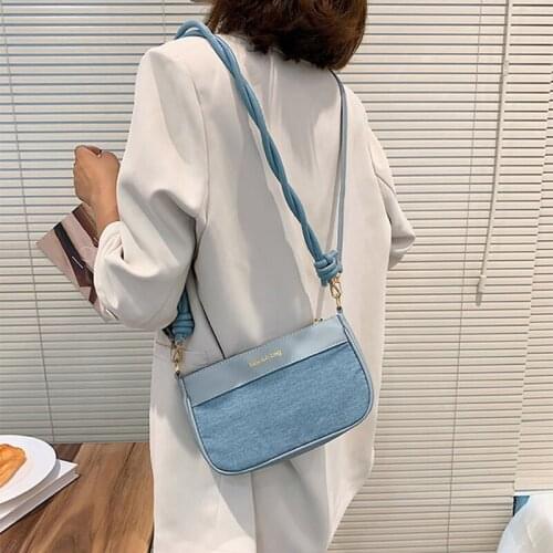 2021 New Fashion Shoulder Bag Solid Color Crossbody Bag High Quality Soft Leather Handbag Retro Female Messenger Bag Clutch Pack