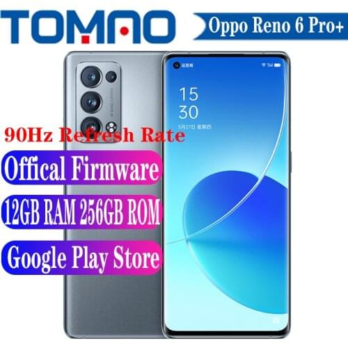 Original Official New Oppo Reno 6 Pro + Plus 5G Cellphone 6.55" 90Hz Snapdragon 870 4500Mah 65W SuperVOOC 50MP Camera Android 11