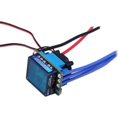 RC Racing 25A 35A 60A SL controlador de velocidad sin escobillas ESC para RC 1/10 1:10 1:12 coche camión Drop freeship