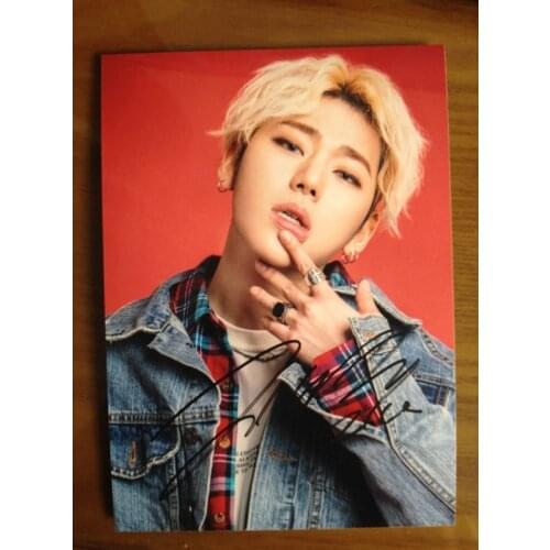 Hand Signed BLOCK B ZICO autographed group photo 5*7 K-POP 122018