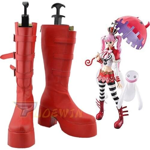One Piece Perona Cosplay Boots Custom Made Shoes
