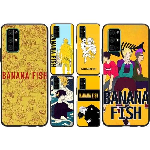 Silicone Soft Cover Banana Fish Anime For Honor V30 View 20 V20 30i 30S 30 20S 20E 20i 20 Lite Pro Plus Phone Case