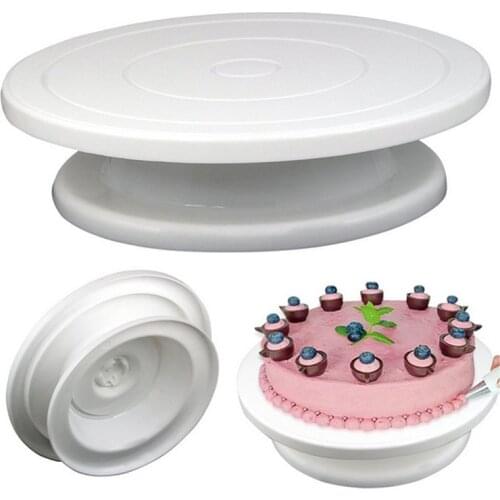 Cake tools turntable pastry baking accessories and bakery For Kitchen chef shapes stand base rotating maker circle swivel