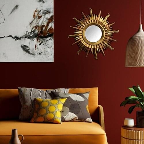 Sun Shaped Totem Mirror DIY Epoxy Resin Mold Wall Decoration Silicone Mould Handmade Craft Tool Home Bathroom Supplies