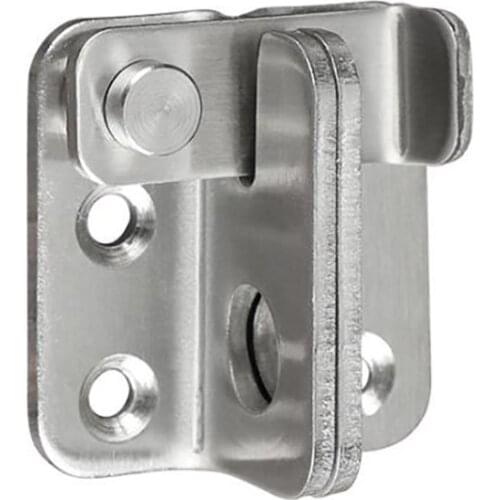 1Pc Thick Stainless Steel Door Buckle Cabinet door Hanging buckle Bolt safety bolt Sliding door Hasp Pet cage Door lock
