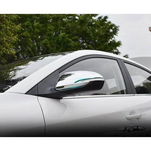 ABS Chrome For Hyundai I30 i30 2017-2020 Accessories Auto Rearview Mirror Cover Protective Cover Decorative Frame 2Pcs