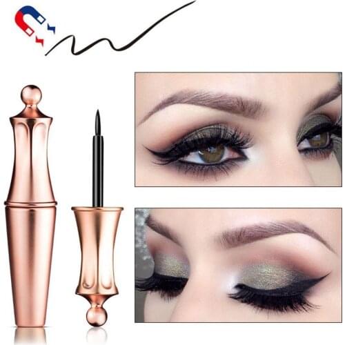 5ml Magnetic Liquid Eyeliner Waterproof, Sweat-proof, Long-lasting Tool Eyeliner Non-smudge Makeup F0H9