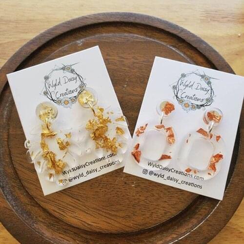 50 Custom Logo Earring Tags, Brown Kraft, Jewelry Cards, Custom Earring Cards, Your Logo Here Business Product Jewelry Packaging