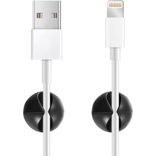 Car Desk Desktop Wall Round USB Wire Cord Cable Holder Clip for Chrysler 300C Voyager PT Cruiser Grand Voyager Sebring Pacifica