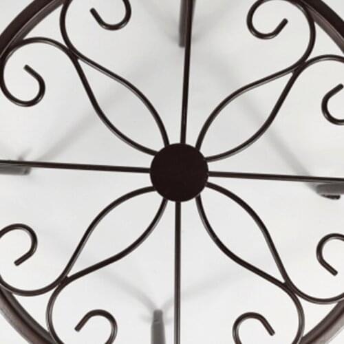 Flower Pot Plant Stand Metal Planter Stands for Indoor Outdoor Pots Holder Garden Container Supports Rack