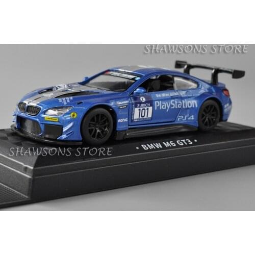 1:43 Scale Diecast Metal Car Model Toys M6 DTM Racing Team Version Pull Back Miniature Replica Collections