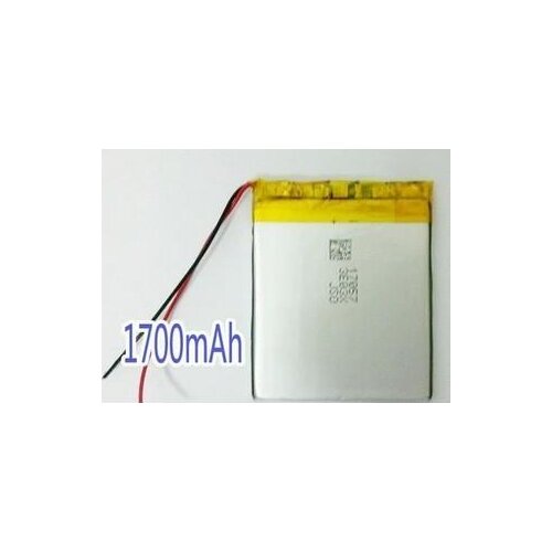 3.7V polymer lithium battery 454853 1700mAh navigator GPS game MP3 instrumentation Rechargeable Li-ion Cell