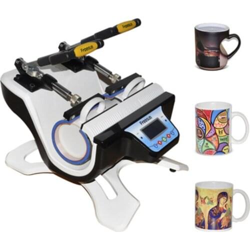 Mug Heat Transfer Machine 110V/220V Mini Cup Sublimation Machine Double Station Mug Presser Heat Printing Machine