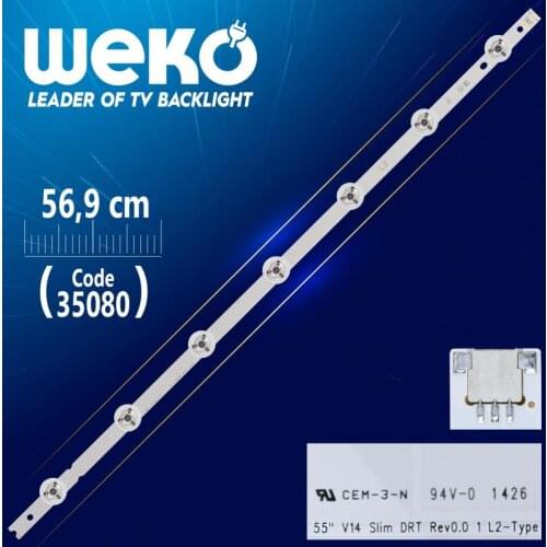 MS-0818 V4 - 180 DT0-391900-1H - A3 108-111LM 3.2-3.4V 0R WR - 76 CM 10 LED- (WK-471)