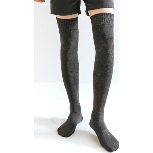 Man cotton warm long socks
