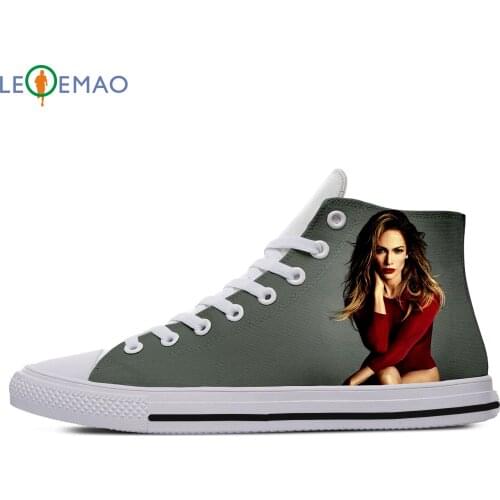 Custom Spring Autumn Canvas Shoes Jennifer Lopez High Quality Handiness Flats Mens Casual Shoes Comfortable Big Off White