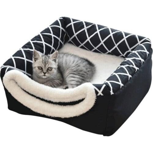 Pet Cat Space Capsule House Soft Nest Kennel Bed Cave House Sleeping Bag Mat Pad Tent Pets Winter Warm Cozy Bed