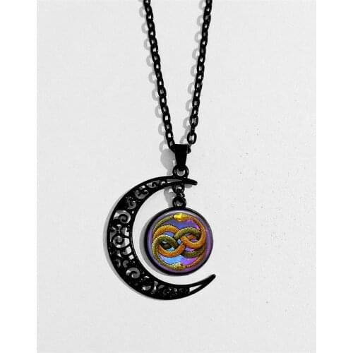 2017 New Fanshion Women Classic Animal Chain Collier Collare Neverending Story Necklace Pendant Jewelry Glass Dome Necklaces