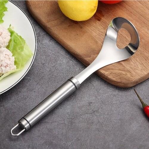 New 304 Stainless Steel Meatball Spoon Household Hand Squeezed Meatball Fish Ball Shrimp Slippery Ball Spoon Making Kitchen Tool