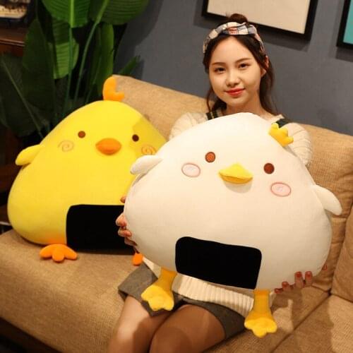 Super Cute Yellow Duck Chick Stuffed Plush Animal Soft Chicken Duck Plush Toys Creative Gifts For Kids Birthday Childrens Toys