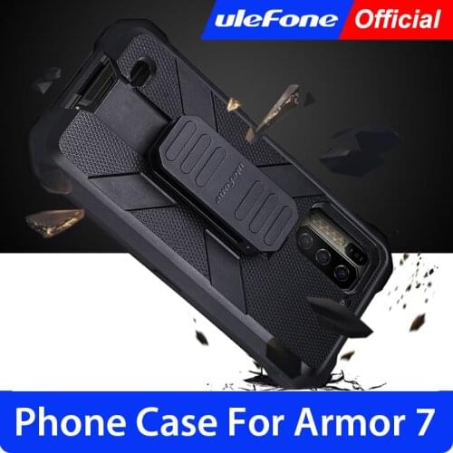 Ulefone Phone Case For Armor 7/7E Original Case with Belt Clip and Carabiner