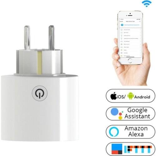 Wifi Smart Socket Power Plug Universal EU Standard Outlet Work For Amazon Alexa and Google Home for Smart Home