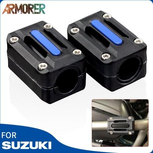 Engine Crash Protection Bumper Decorative Guard Block FOR SUZUKI BURGMAN 125 GSX-S 750 1000 V-Strom 650 Motorcycle Accessories