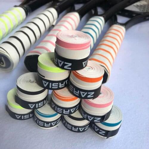10pcs ZARSIA NEW Tennis Racket PU Overgrip Anti-skid Sweat Absorbed Soft Wrap Taps Tenis Racquet Damper Dry grips