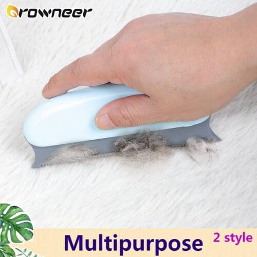 2 Style Multipurpose Portable Dust Removal Brush Hair Cleaning Save Time Pets Sofa Carpet Sweater Coat Fabric Clothes Brush