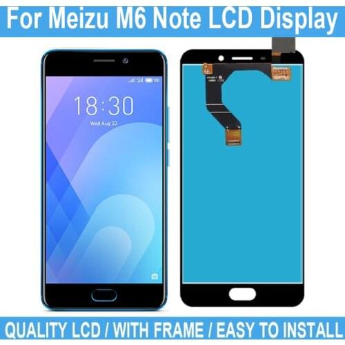 5.5" For Meizu M6 Note LCD Display Touch Screen No Frame For Meizu M6 Note Digitizer Screen Assembly Parts Replacement with Tool