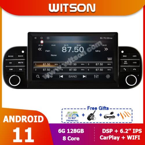 WITSON Android 10.0 Car GPS For FIAT PANDA 2013-2020 car Radio Multimedia Video Player Navigation GPS No 2 din